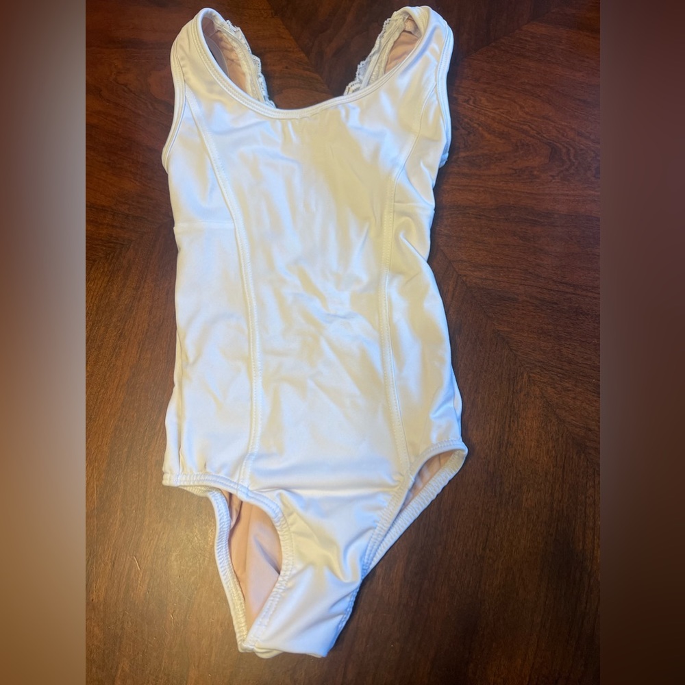 AK - white leotard YS